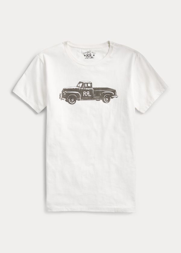 Men's Ralph Lauren Truck-Graphic T Shirts | 954831JRE